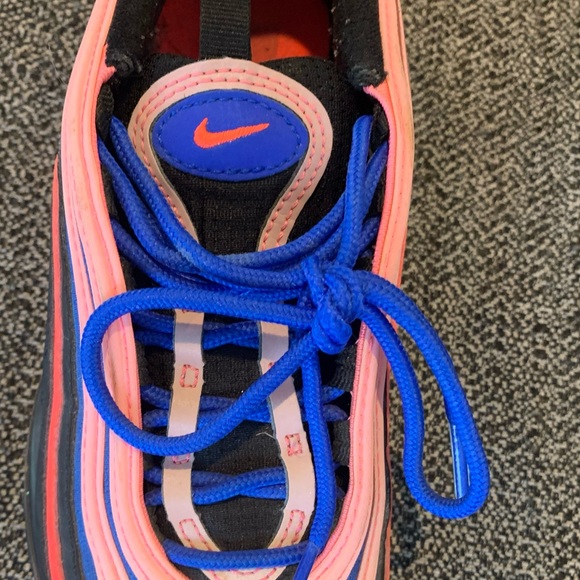 (GS) Nike Air Max ‘97 in ‘Black/Multi’ - Picture 8 of 14